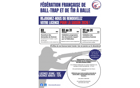 Licences 2026